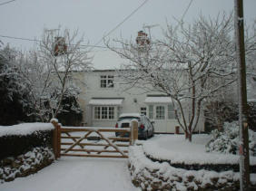 Winter Scene in Aston Abbotts